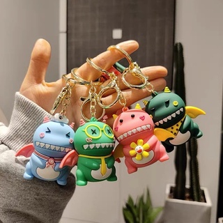 Móc chìa khoá khủng long có sừng cánh