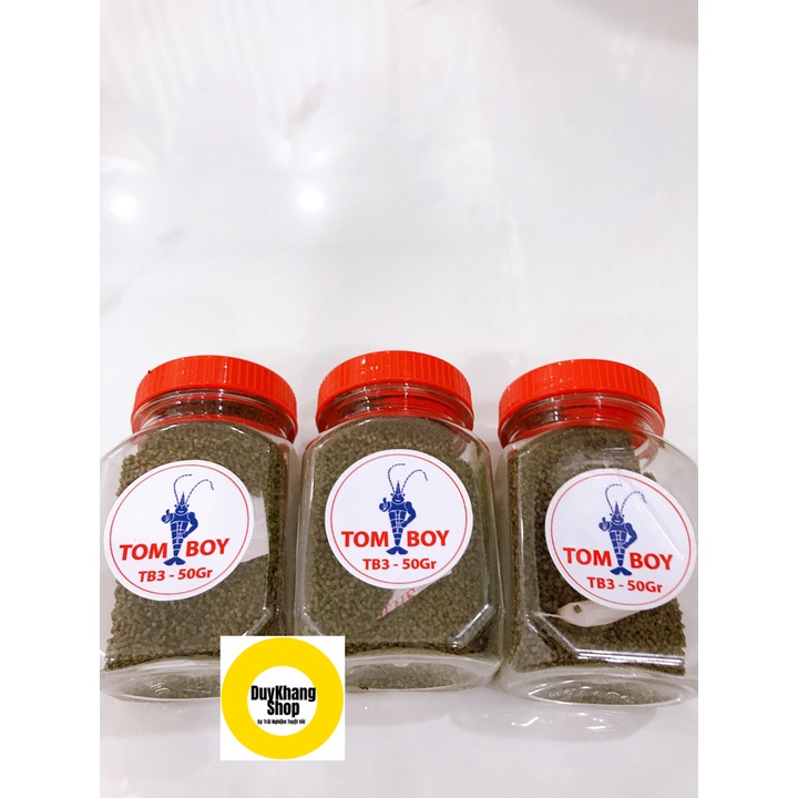 Cám Tomboy Dạng Chìm Tb1, Tb2, Tb3 50g, Cho Cá Cảnh, Cá Thủy Sinh, Tép Cảnh, Tôm Cảnh , Guppy, Betta