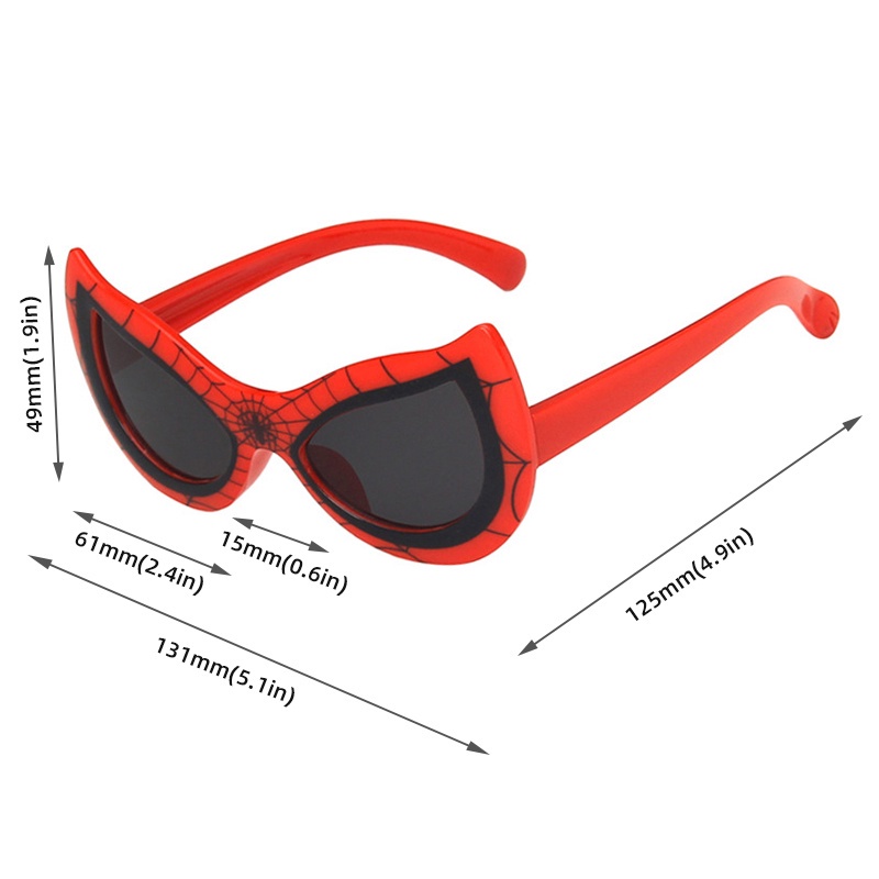 Kính râm chống tia UV phong cách phim người nhện dành cho trẻ em