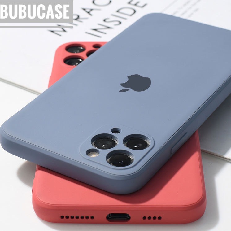 Ốp lưng iP 12 chống bẩn logo táo - hàng xịn - full viền - bảo vệ camera cho iP 12 /12mini / 12pro/ 12promax | BigBuy360 - bigbuy360.vn