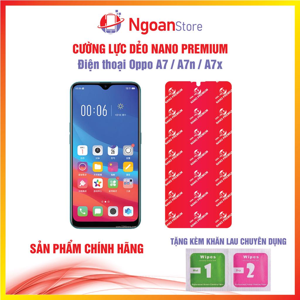 Cường lực dẻo Nano cho Điện thoại Oppo A7 / A7n / A7x - Ngoan Store