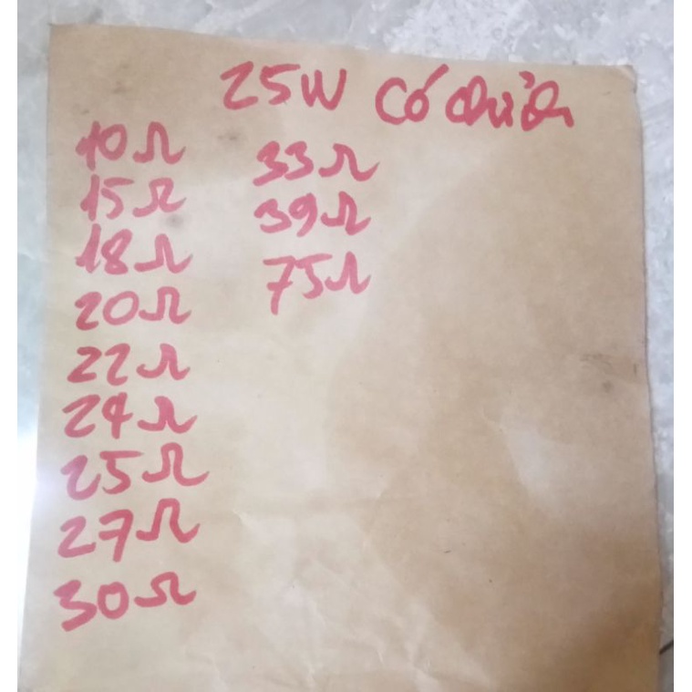 Điện trở Trượt 25w Liên Xô