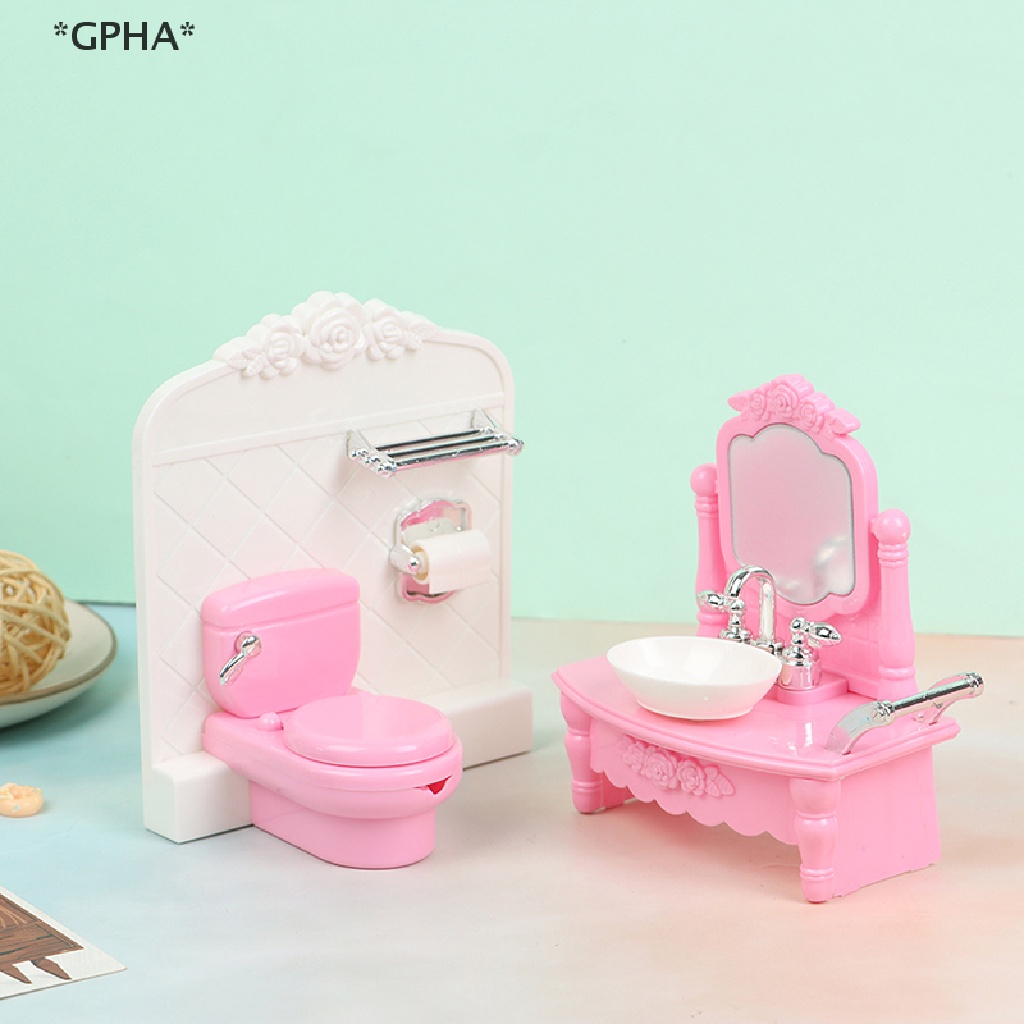 Chậu Rửa Mô Hình Bồn Tắm Phù Hợp Với Búp Bê Đồ Chơi Trẻ Em [