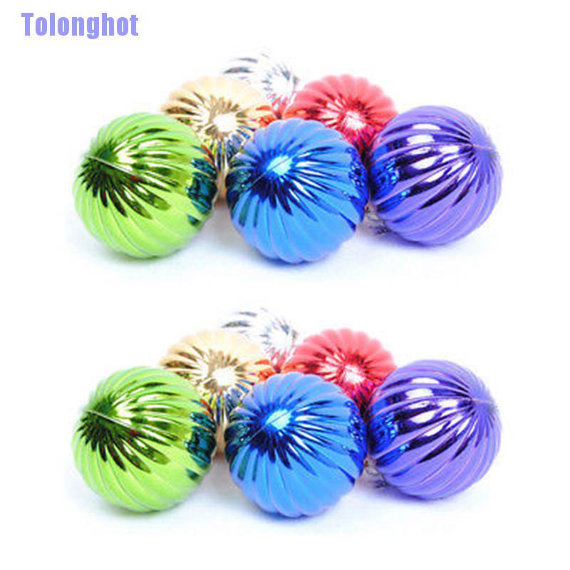 Tolonghot> 12Pcs×Christmas Balls Party Baubles Xmas Tree Decorations Hanging Ornament Decor