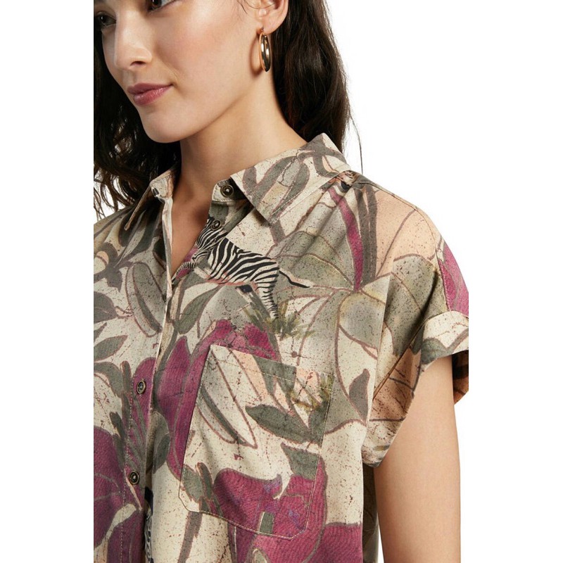 Áo sơ mi Zara hoa tay con