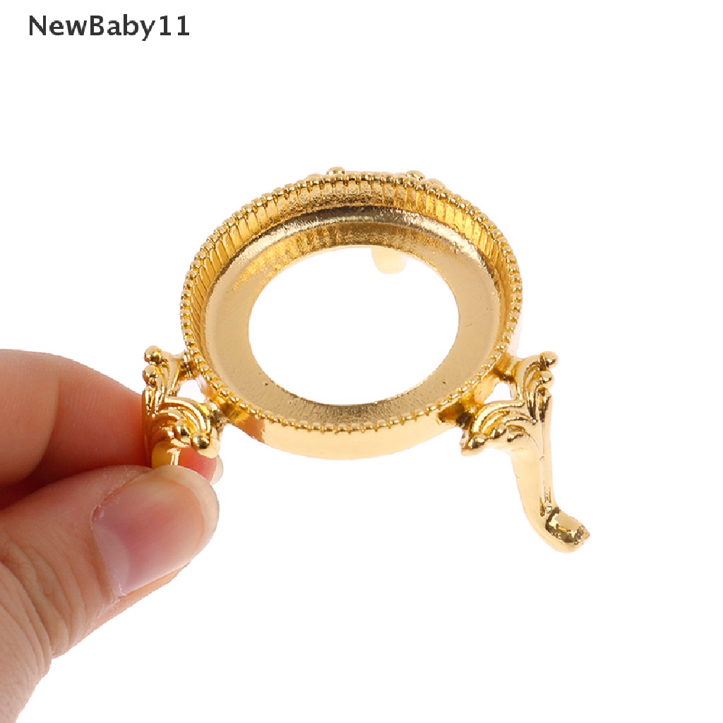 Khay Trưng Bày Quả Cầu Pha Lê Bằng Kim Loại Màu Vàng / Bạc