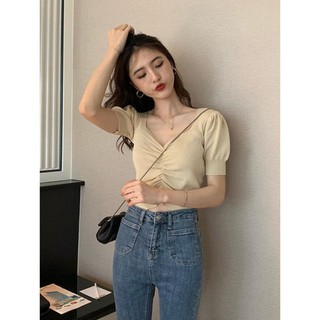 Áo thun len dúm ngực - [Order QC]