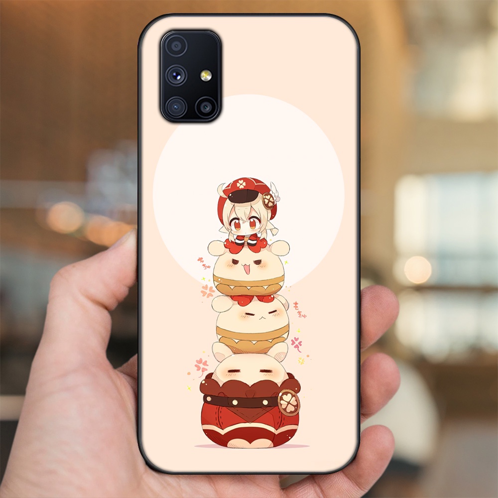 Ốp lưng Samsung M51 viền đen in hình Klee Genshin Impact
