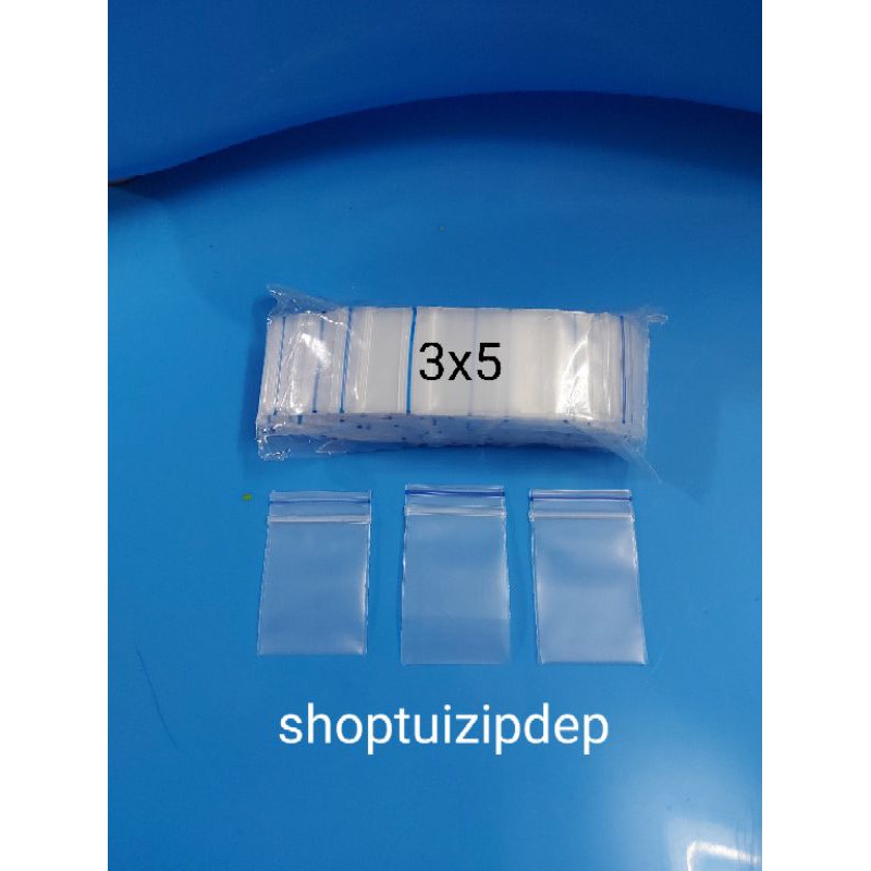 100c túi zip mini 3x5cm  dày đẹp giá 40k/100c