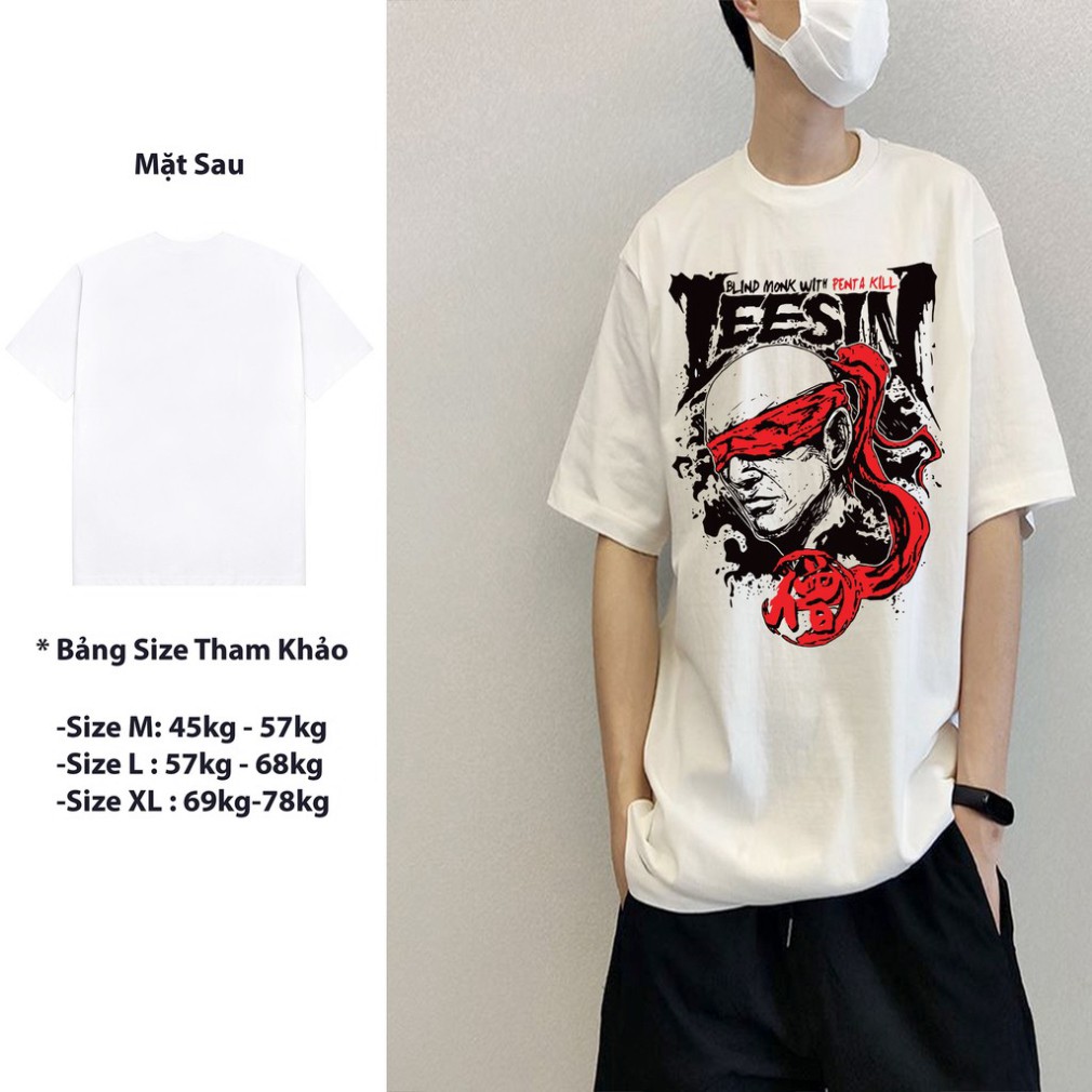 [ ẢNH THẬT + FULL SIZE ] ÁO THUN, ÁO PHÔNG TAY LỠ UNISEX FORM RỘNG OVERSIZE LEESIN FREESHIP M55