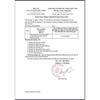 Viên uống đẹp da Sâm Tố Nữ(Hộp 3lo)