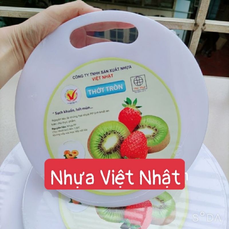 Thớt nhựa mỏng 0.6cm Việt Nhật các cỡ