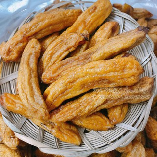 250gr - chuối cau sấy dẻo mật nguyên trái
