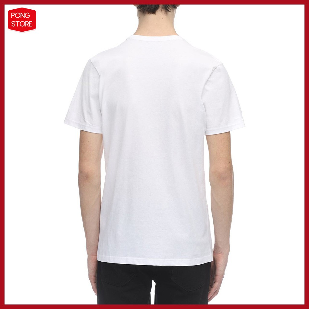 Áo thun nam cổ tròn in MarveI Logo, áo thun unisex form rộng màu trắng chất thun mềm mịn Pongshop