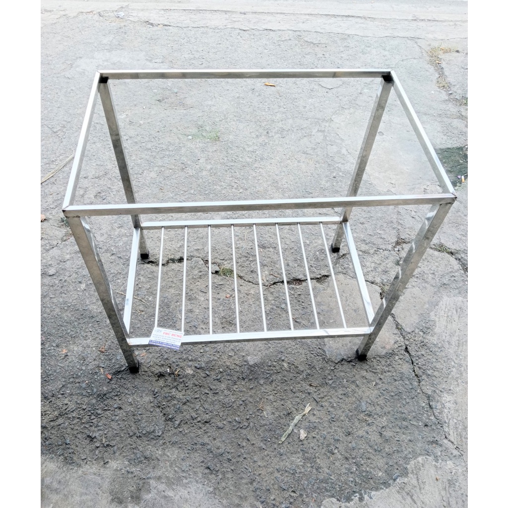 CHẬU RỬA  CHÉN ĐÚC INOX 304 - 1 HỘC CÓ CHÂN KT 60x45x78 DxRxC