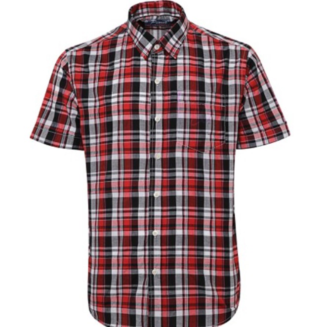 [Size XL] Áo sơ mi nam caro cao cấp ngắn tay Pious NT48DOVANG