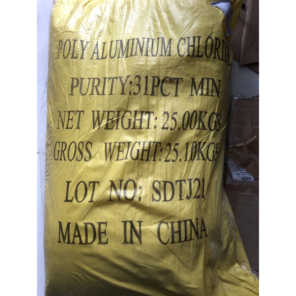 5kg - PAC 31% lắng cặn làm trong nước -PAC trắng#PAC 5kg. Hàng chiết lẻ từ bao 25kg.