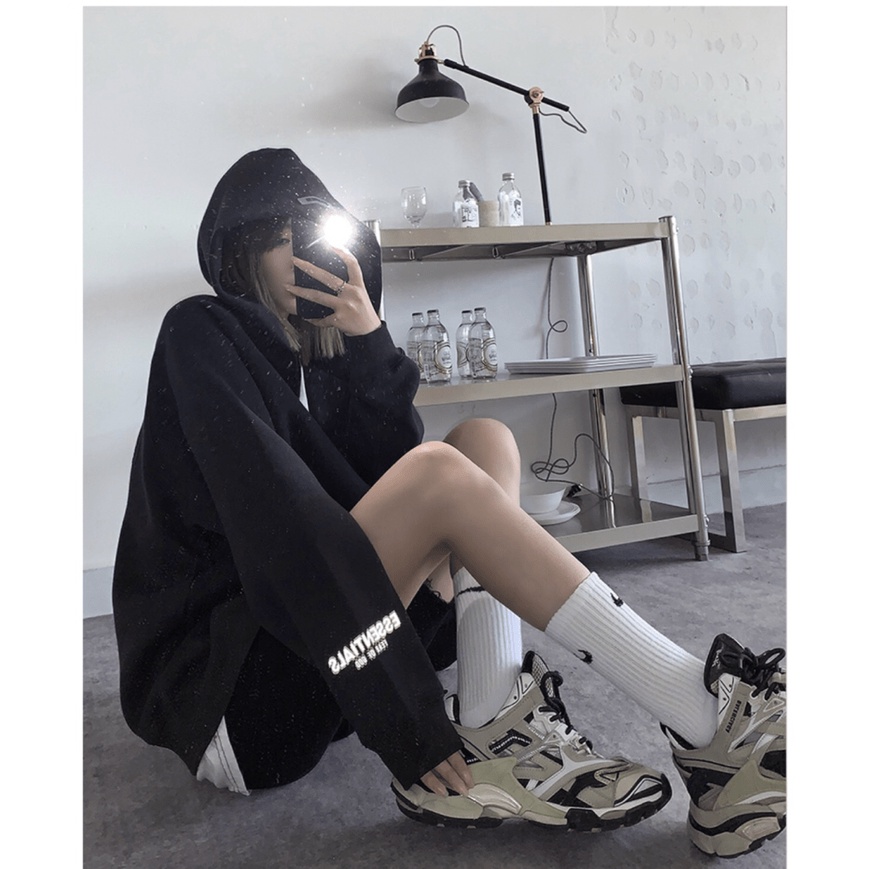 Áo khoác nam nữ fomr rộng Hàn Quốc, áo hoodie  nam nữ form rộng có dây kéo đi học powr | BigBuy360 - bigbuy360.vn