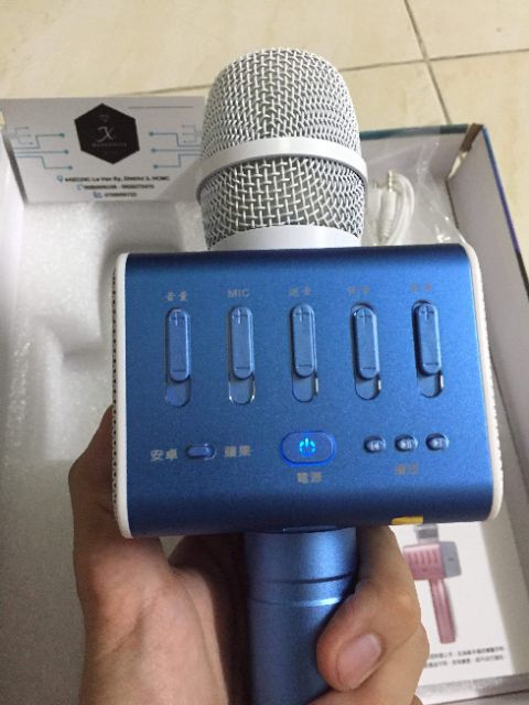 [Mã ELHACE giảm 4% đơn 300K] Micro karaoke bluetooth SANSUI K66 chính hãng âm cực hay