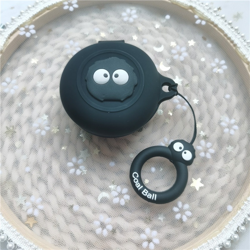 Vỏ Bảo Vệ Hộp Sạc Tai Nghe LG Tone Free FN7/FN6/FN5/FN4 Bằng Silicon Họa Tiết Hoạt Hình Dễ Thương Kèm Dây Đeo Ngón Tay Tiện Dụng