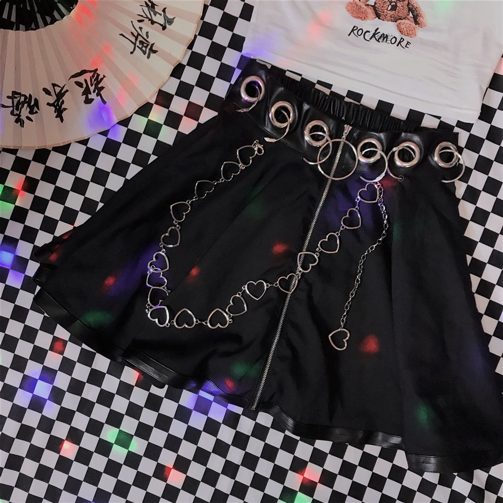 Dây xích hình trái tim ngọt ngào mềm mại phong cách harajuku hàn quốc 22521