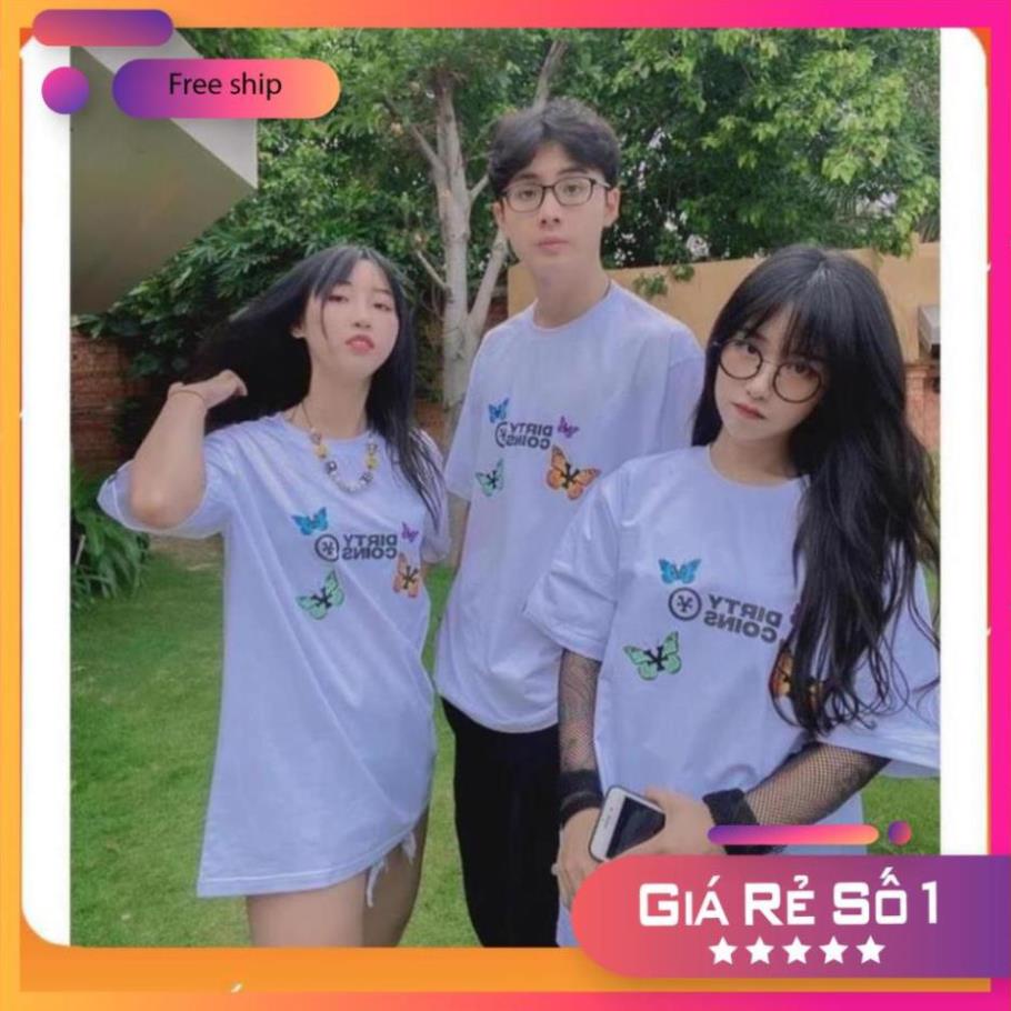 BST Áo thun tay lỡ 💞𝑭𝒓𝒆𝒆𝒔𝒉𝒊𝒑💖 GENZ, Dirty Coins, Bobui, Missout dáng Unisex form rộng Ulzzang BAD RABBIT 😍