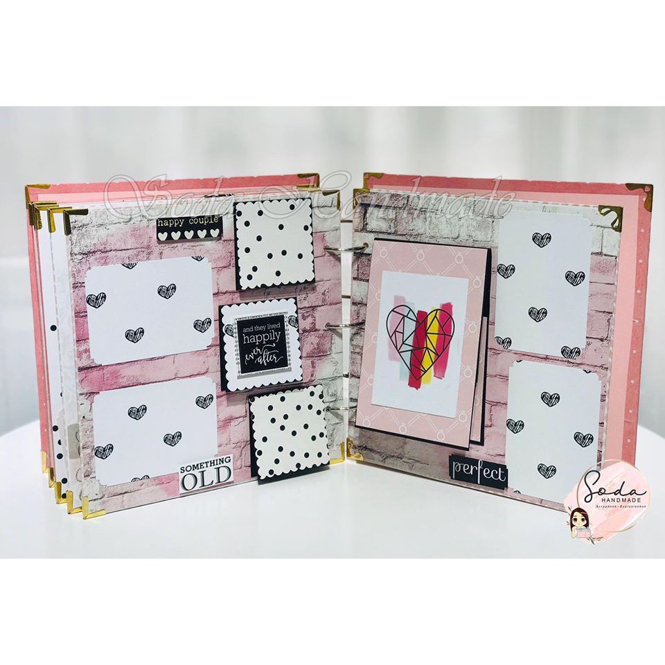 [Album ảnh Handmade] Love Scrapbook - Album Tình yêu