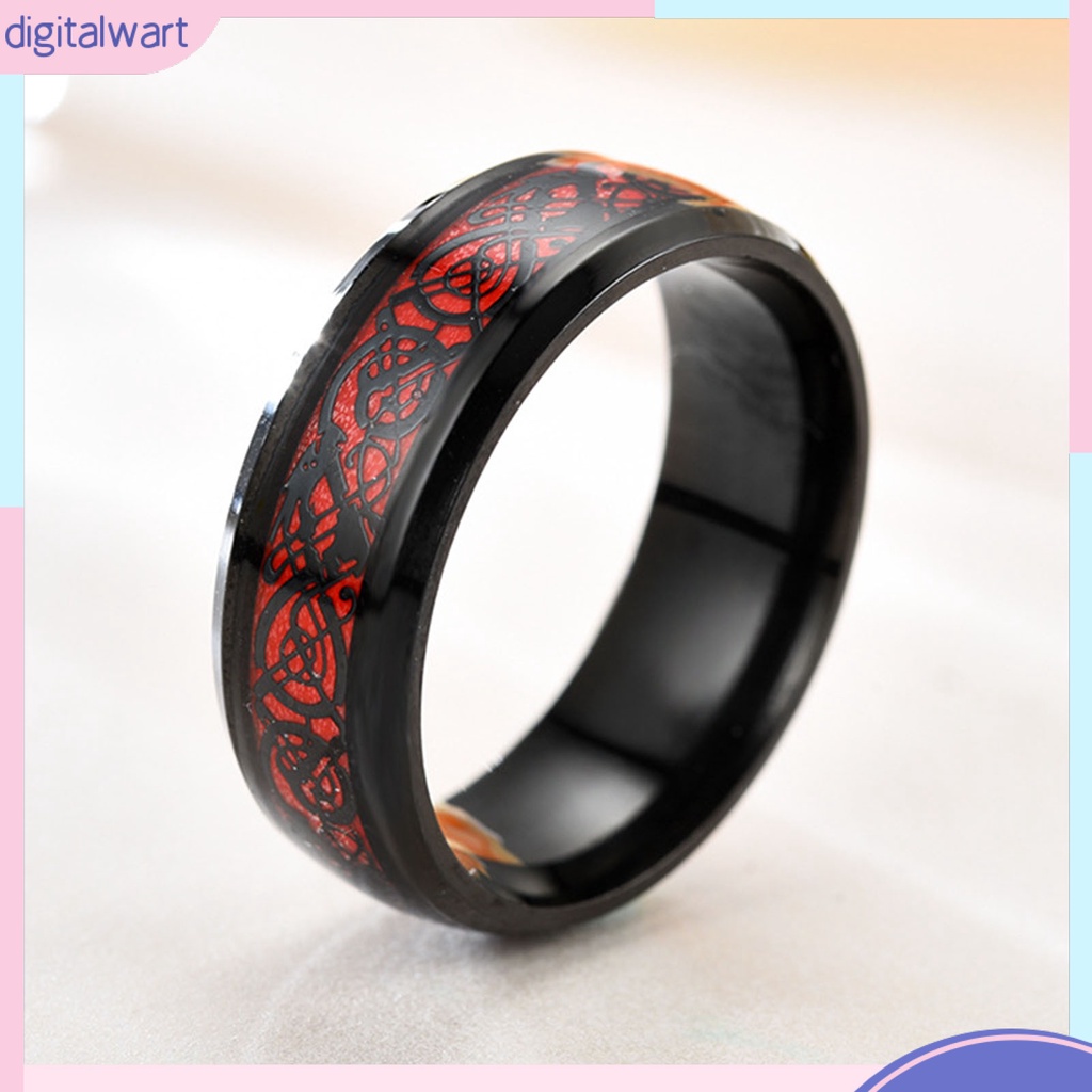 Nhẫn hợp kim dạ quang cá tính cho nam