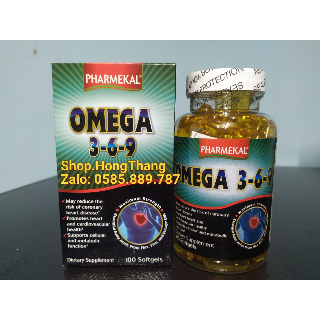 (Hàng chuẩn) Omega 369  chứa tinh chất dầu cá, dàu gấc, omega, vitamin hỗ trợ sức khỏe, đẹp da, sáng mắt hộp 100 viên