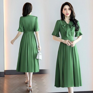 Đầm lụa nữ cao cấp kiểu dáng công sở sang trọng NP3344