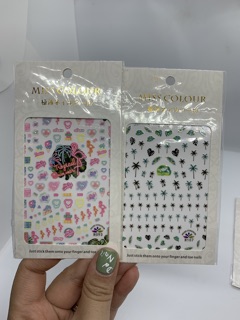 Sticker chữ dán móng