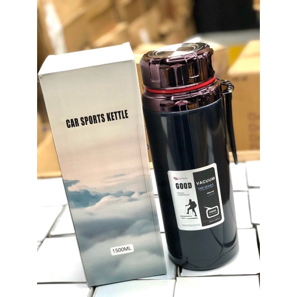 Bình giữ nhiệt 1200ml Vacuum nắp kim cương cao cấp
