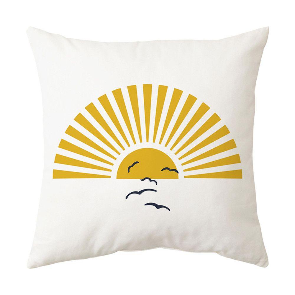 ESPO Vỏ Gối Hoạ Tiết Hình Học Phong Cách Mùa Hè Mát Mẻ