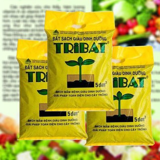 SIÊU RẺ - Bán Đất tribat túi 5 dm3 (5 lít) nhập khẩu hàng chuẩn. hàng nhập khẩu.