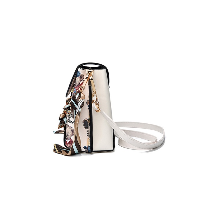 Túi da CHUWANGLIN đeo chéo họa tiết hoạt hình thời trang dành cho nữ