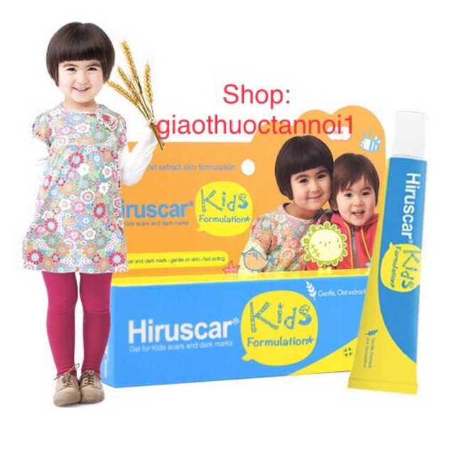 Gel liền sẹo - sẹo thâm Hiruscar Kids Cho trẻ em