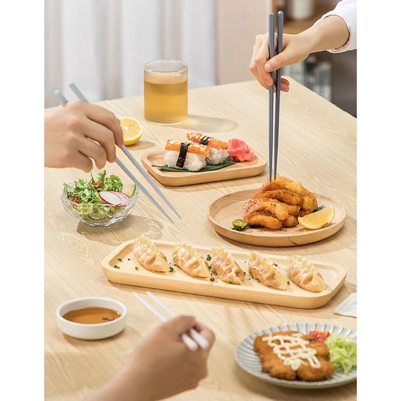 Đũa Hợp Kim Màu Sắc macaron Chịu Nhiệt Cao Phong Cách Nhật Bản