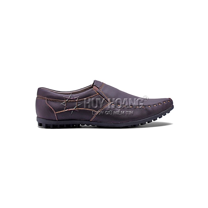 Giày nam viền chỉ màu nâu PH7165 | BigBuy360 - bigbuy360.vn