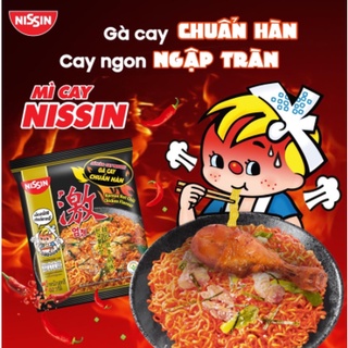 Mì Cay Nissin Gà Cay Hàn Quốc 6 Lốc x 30 Gói