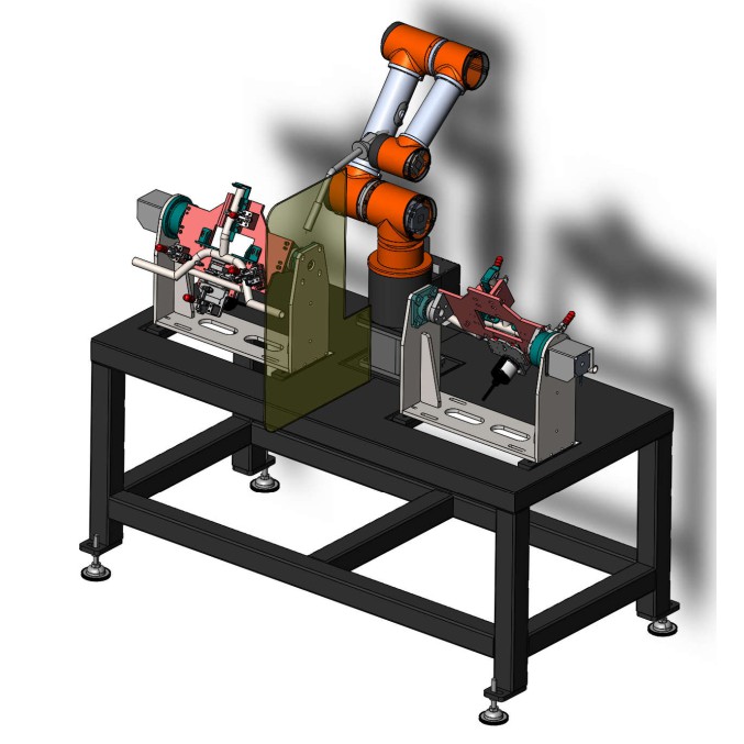 Cánh tay Robot Tự sản xuất