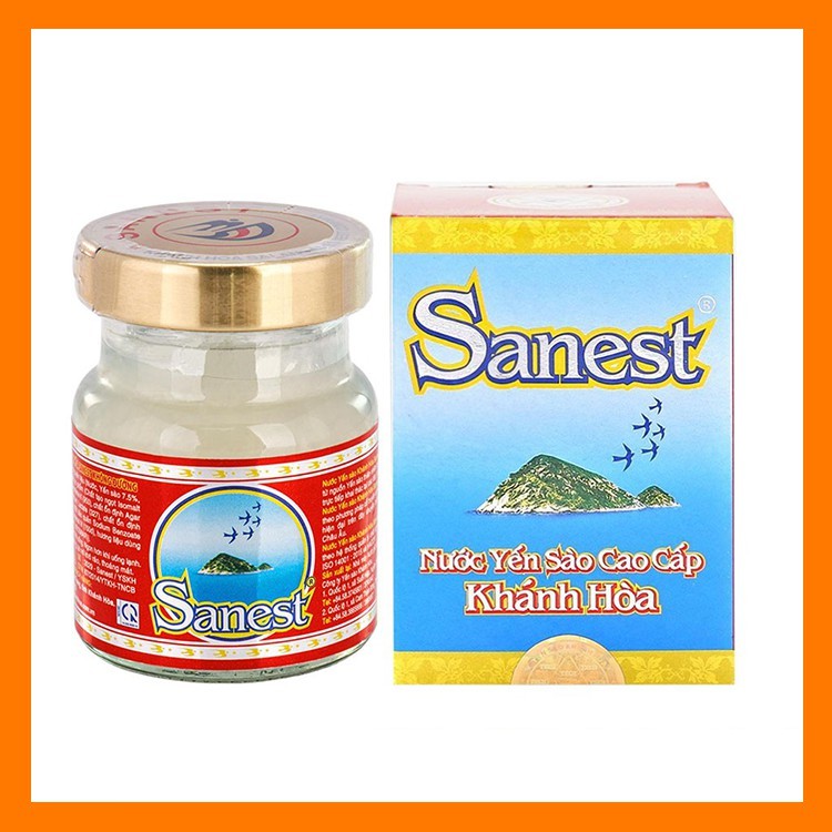 Nước Yến Sào Sanest Khánh Hòa Không Đường Và Có Đường, Hàng Sẵn, Date Mới