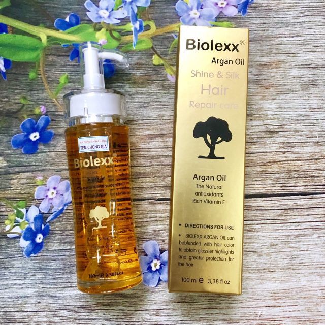 [KHUYẾN MÃI] TINH DẦU DƯỠNG BÓNG TÓC BIOLEXX ARGAN OIL CHÍNH HÃNG 100ML