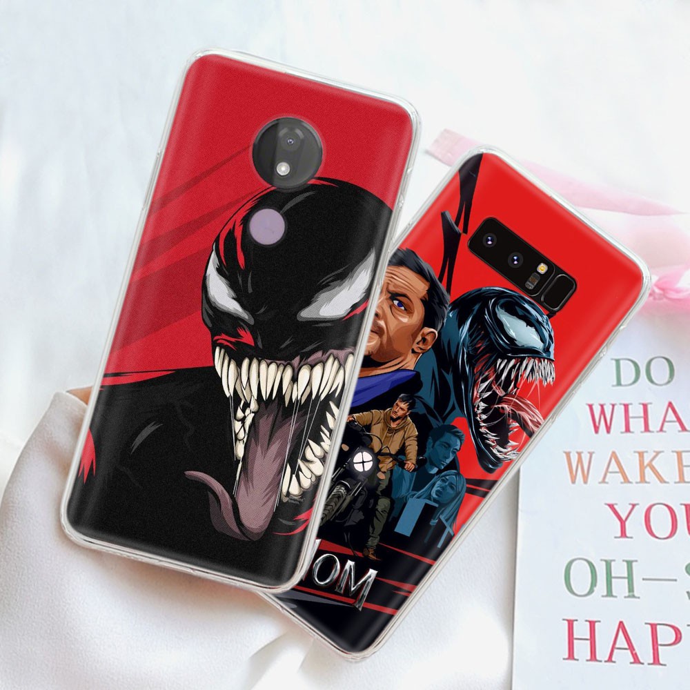 Ốp Điện Thoại Trong Suốt In Hình Venom Ty39 Cho Motorola Moto E4 E5 E6 Plus E6S P30 Note Z2 Play