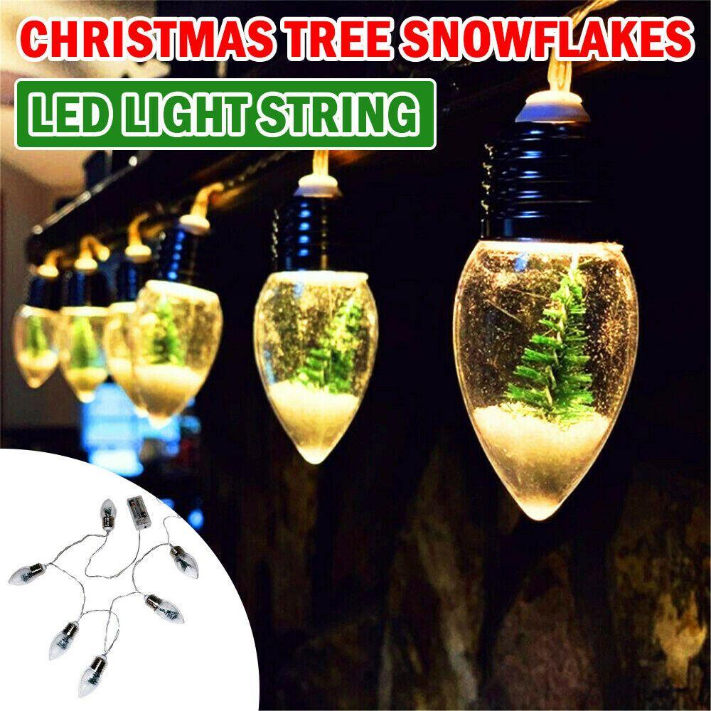 GOGOUP Dây Đèn LED Hình Bông Tuyết Trang Trí Cây Thông Giáng Sinh