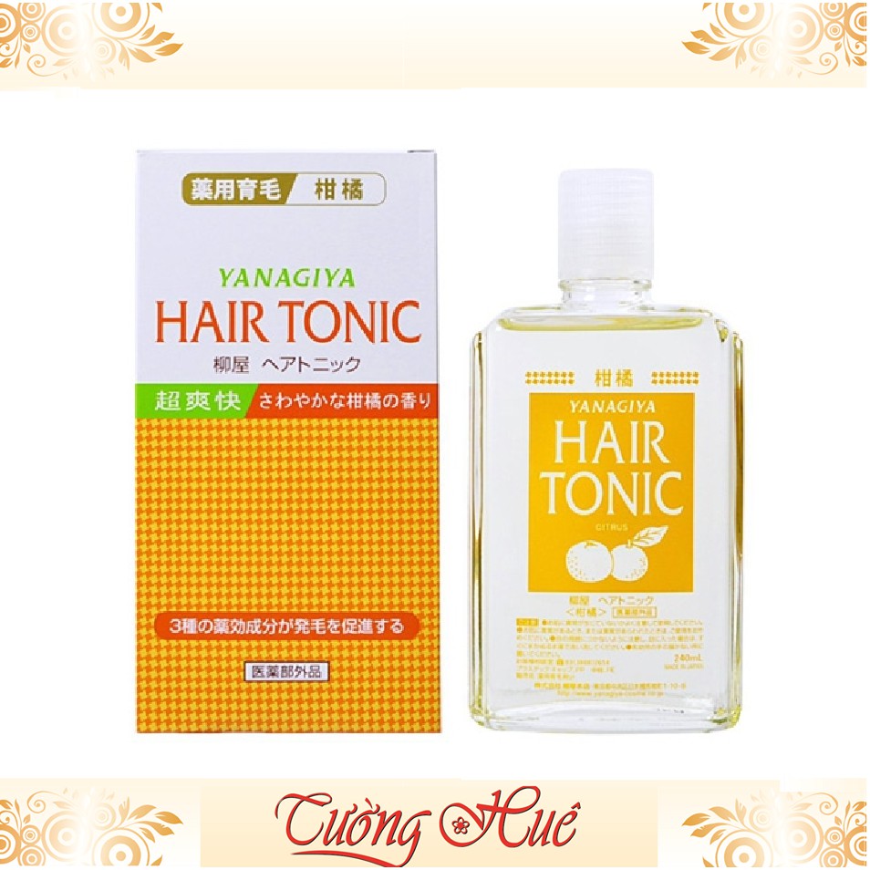 Tinh Dầu Dưỡng Tóc Hương Bưởi YANAGIYA Hair Tonic - Cam.