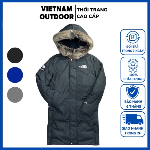Áo Khoác Lông Vũ Nam The North Face Mangto dáng dài - dày 🎀HÀNG XỊN XUẤT DƯ🎀 - Áo Phao Nam Giữ Nhiệt Cực Ấm