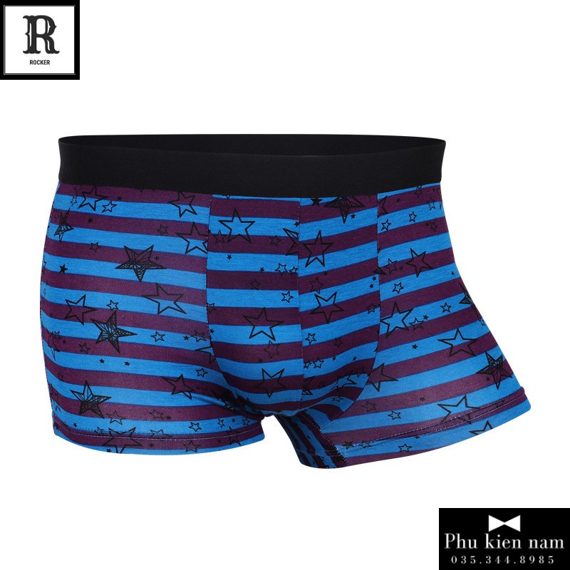 Hộp 4 Quần Lót Nam Boxer Quần Sịp Boxer HOẠT HÌNH S026