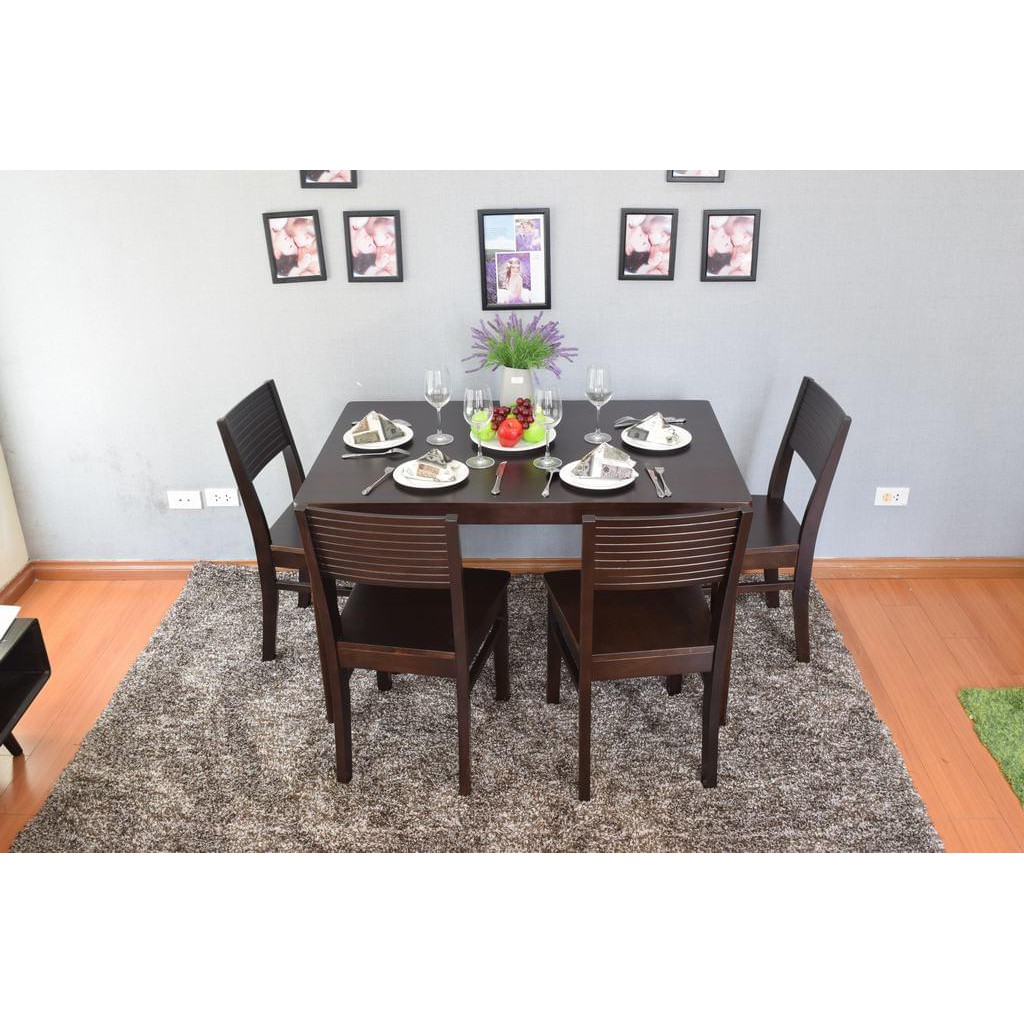 Bộ bàn ăn gỗ tự nhiên