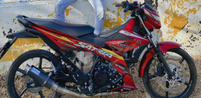 Tem rời Satria fi xe đỏ 2020