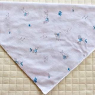 Yếm tam giác cotton cúc bấm